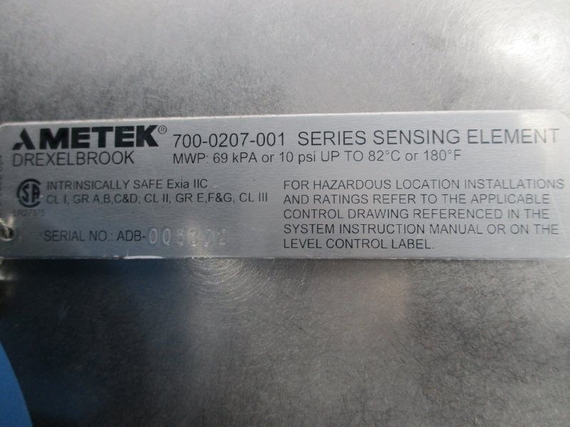 AMETEK 700-0207-001 10PSI 82'C/180'F NSMP - Picture 4 of 4
