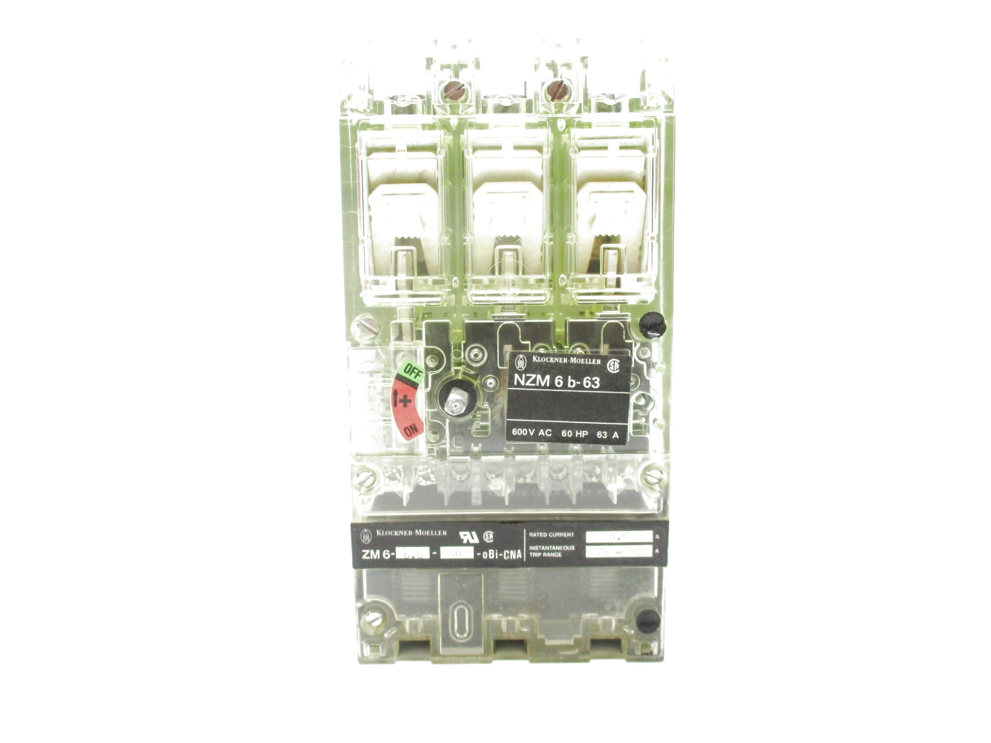 KLOCKNER-MOELLER ZM6-6.6-50-0BI-CNA NSNP - Bild 1 von 6
