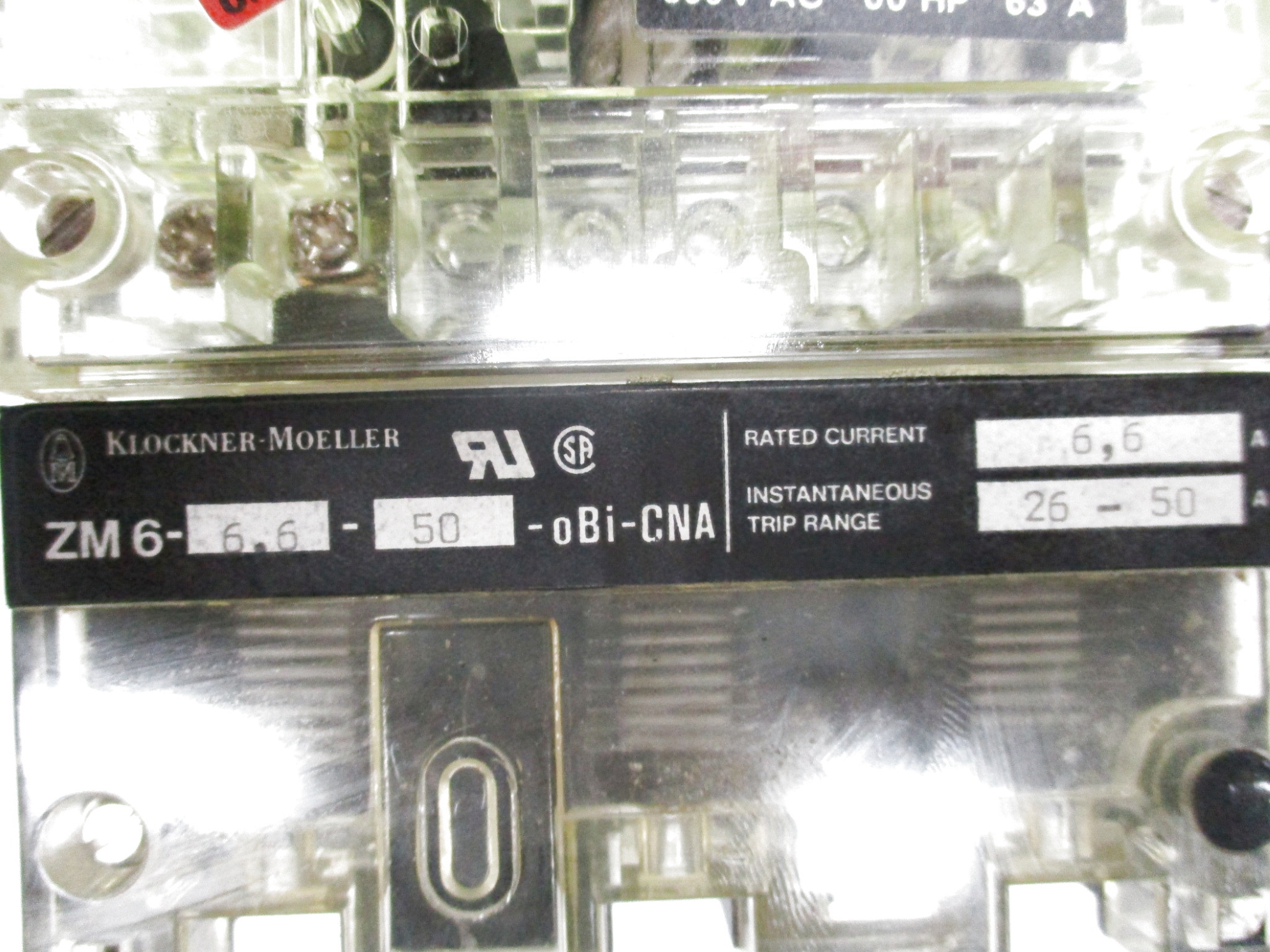 KLOCKNER-MOELLER ZM6-6.6-50-0BI-CNA NSNP - Bild 6 von 6