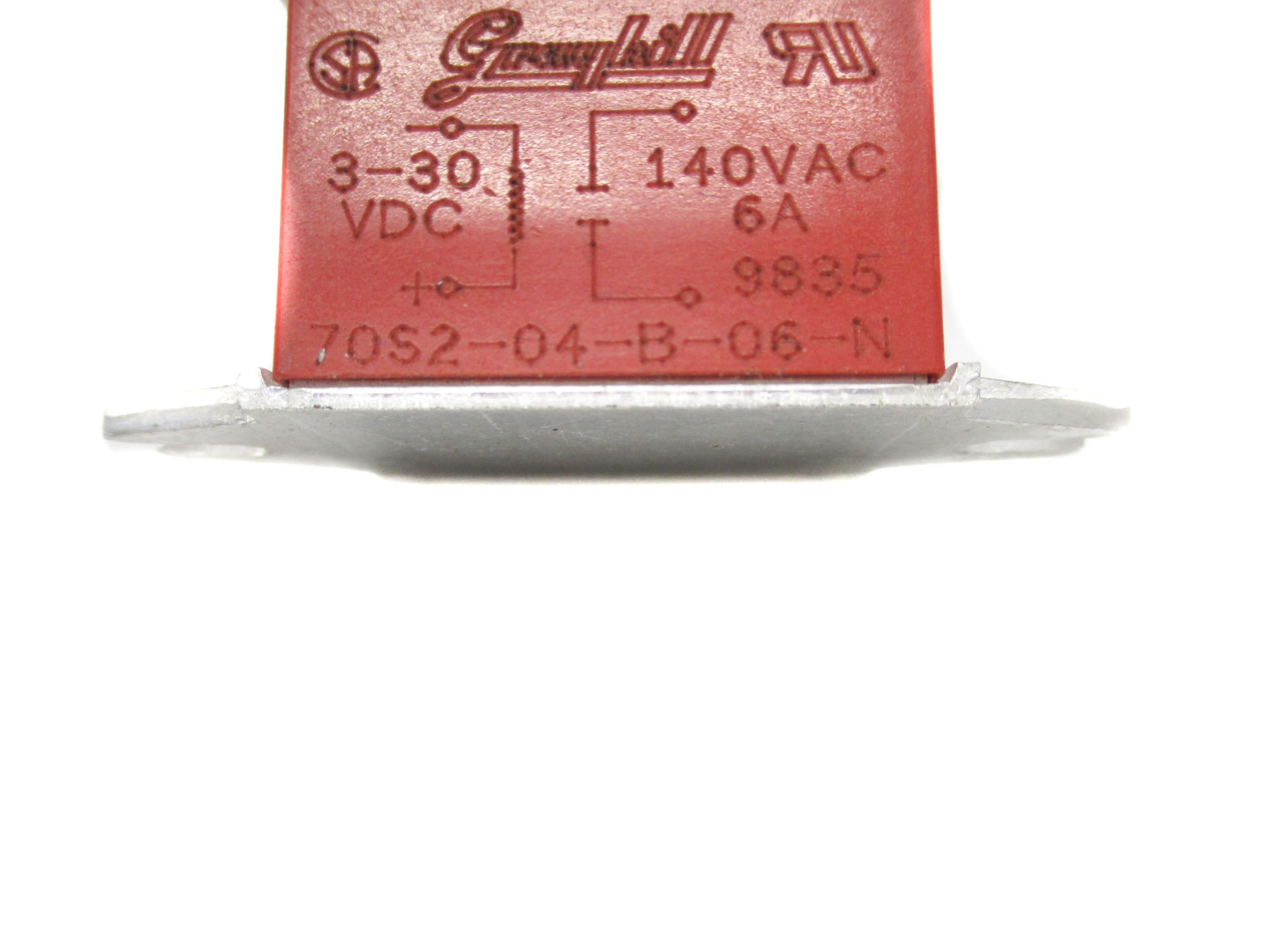 GRAYHILL SOLIDSTATE RELAY 70S2-04-B-06-N,3-30 VDC IN,140 VAC X 6 AMPS OUT 