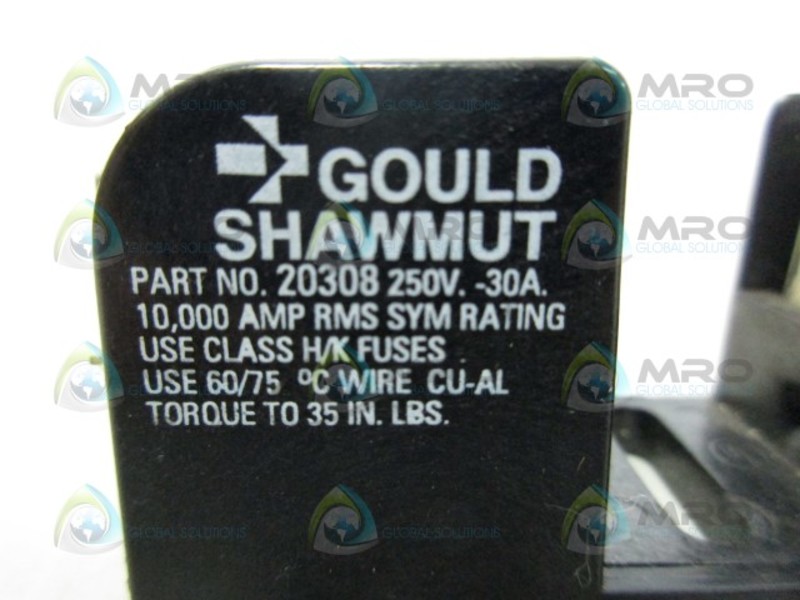 New Gould Shawmut GPM-A GPMA Panel Mount Fuse Holder 