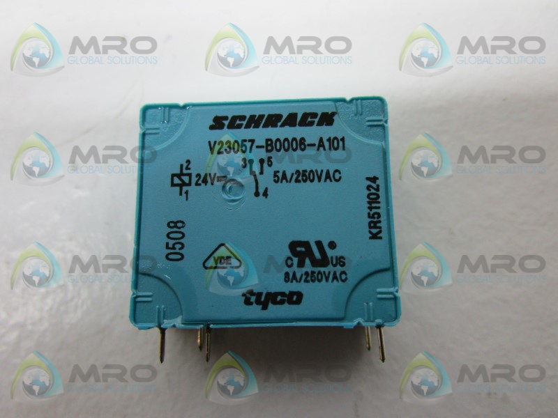 V23057-B0006-A101 Schrack relay 24VDC 