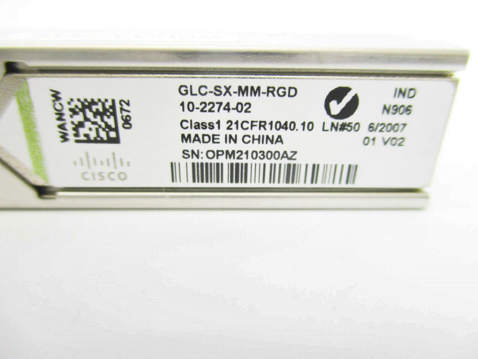 Genuine CISCO GLC-SX-MM-RGD Transceiver Module 10-2274-02