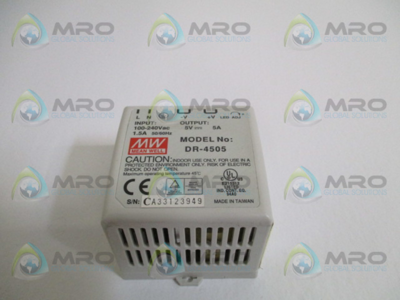 MEAN WELL S-150-24 POWER SUPPLY 110-120//220-240VAC NEW IN BOX *
