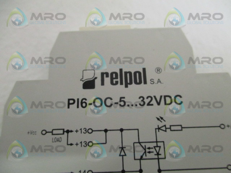 Relpol PI6-OC-5...32VDC Interface Relay 5-32 VDC PI6OC5 PI6-OC-5 VT 
