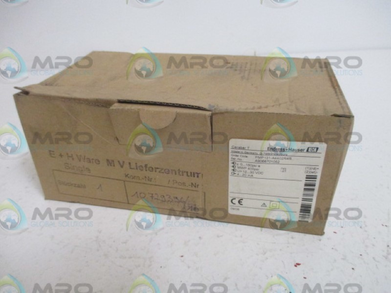 Endress Hauser Pmp131 A4402r4r Pressure Transmitter New In Box